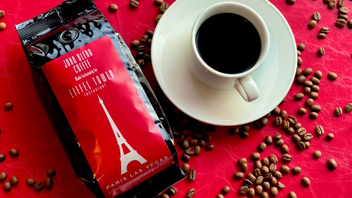 Sip on a morning "cup of joe" specially blended for Chef J. Joho and Eiffel Tower Restaurant - now available for nationwide delivery.  Learn more here:  bit.ly/3canXzJ