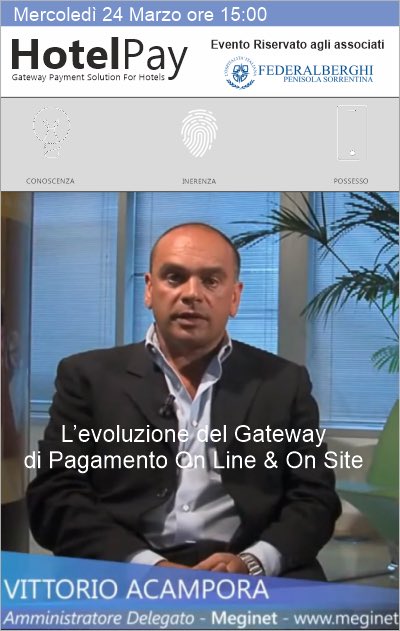 #hotelpay #federalberghi #penisolasorrentina #sorrentocoast #gateway #psd2 #sca #paymentonline