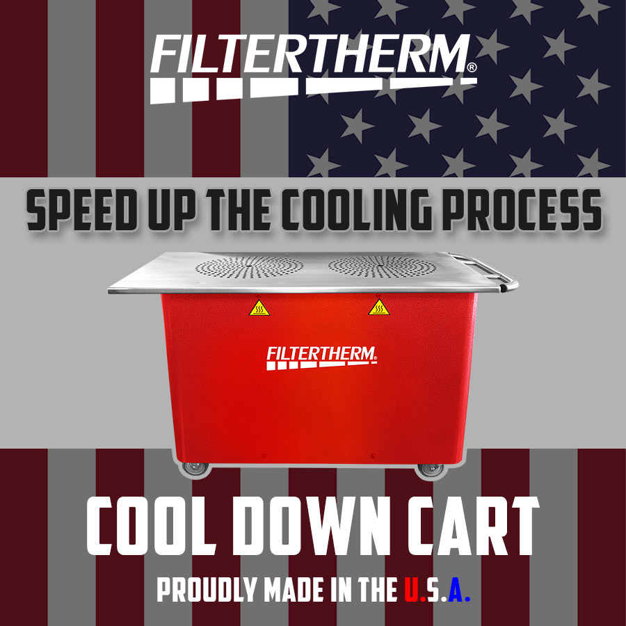 repdpf's tweet image. The Filtertherm® Cool Down Cart reduces the cool down time of hot filters by 2-4 hours, expediting the overall cleaning process for faster turn-around. Get one or two for your shop today! 
filtertherm.com/dpf-cleaning-e…

#Filtertherm #RedlineEmissionsProducts #DPFCleaning