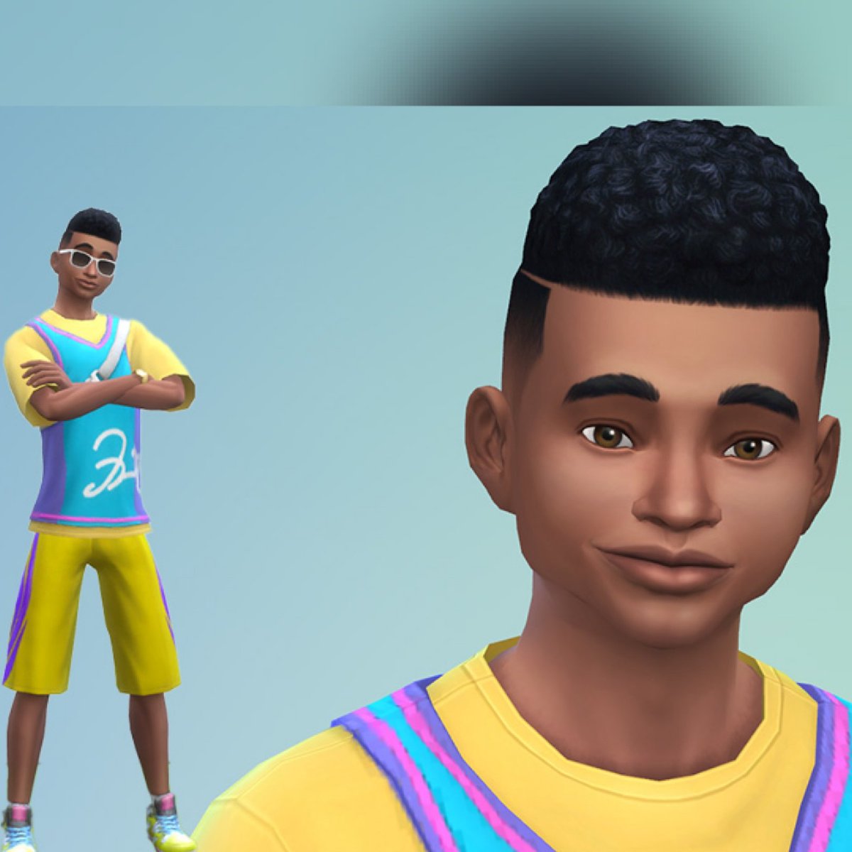CJSimmie's tweet photo. #Throwbackfitkit #TheSims4Kits #TheSims4 #ThrowbackThursday #90s https://t.co/XTmYcejEGG