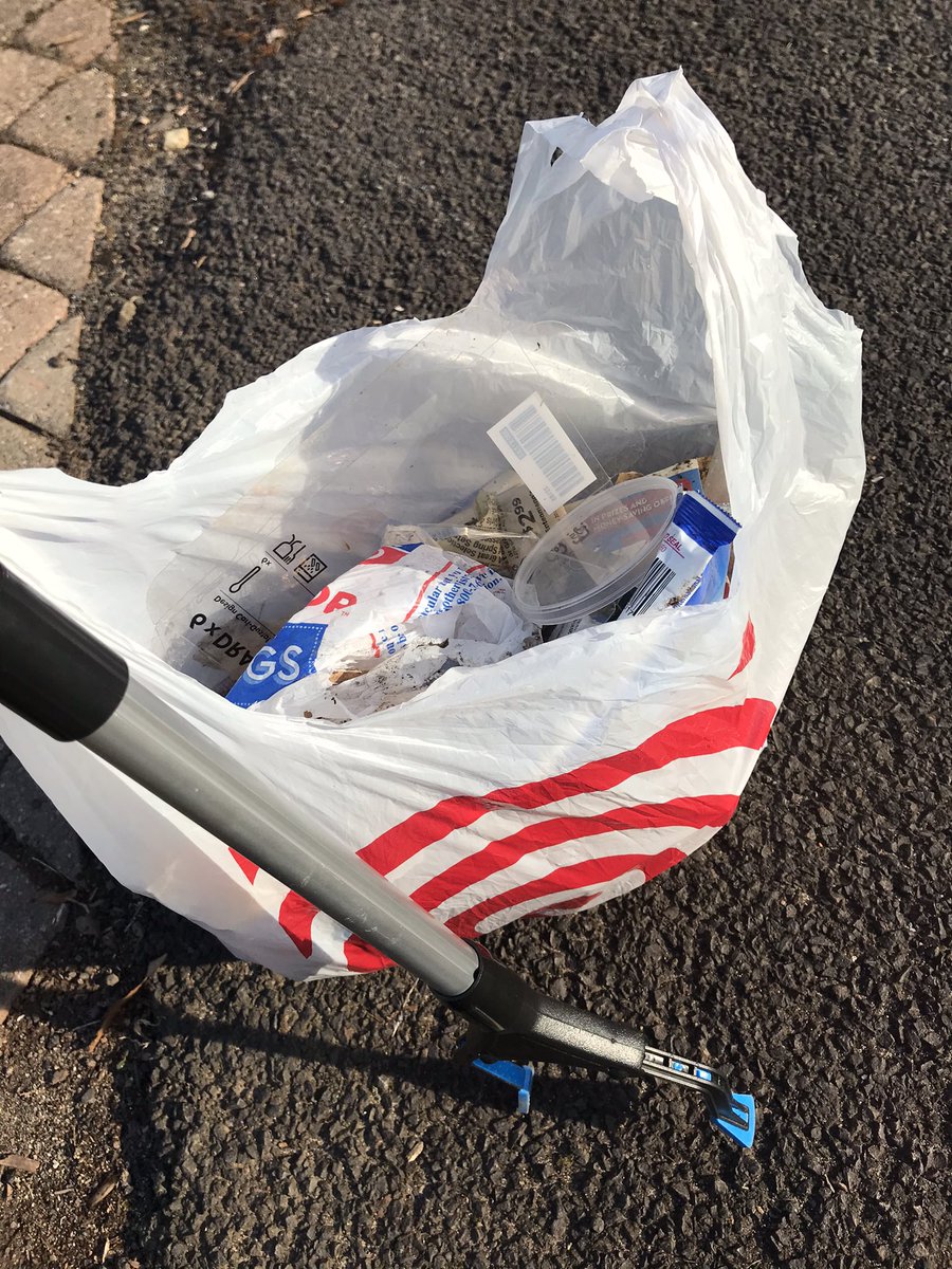 jamie__treacy's tweet photo. Snow finally melted. First #detrash of the year! https://t.co/M28Lubq4ql