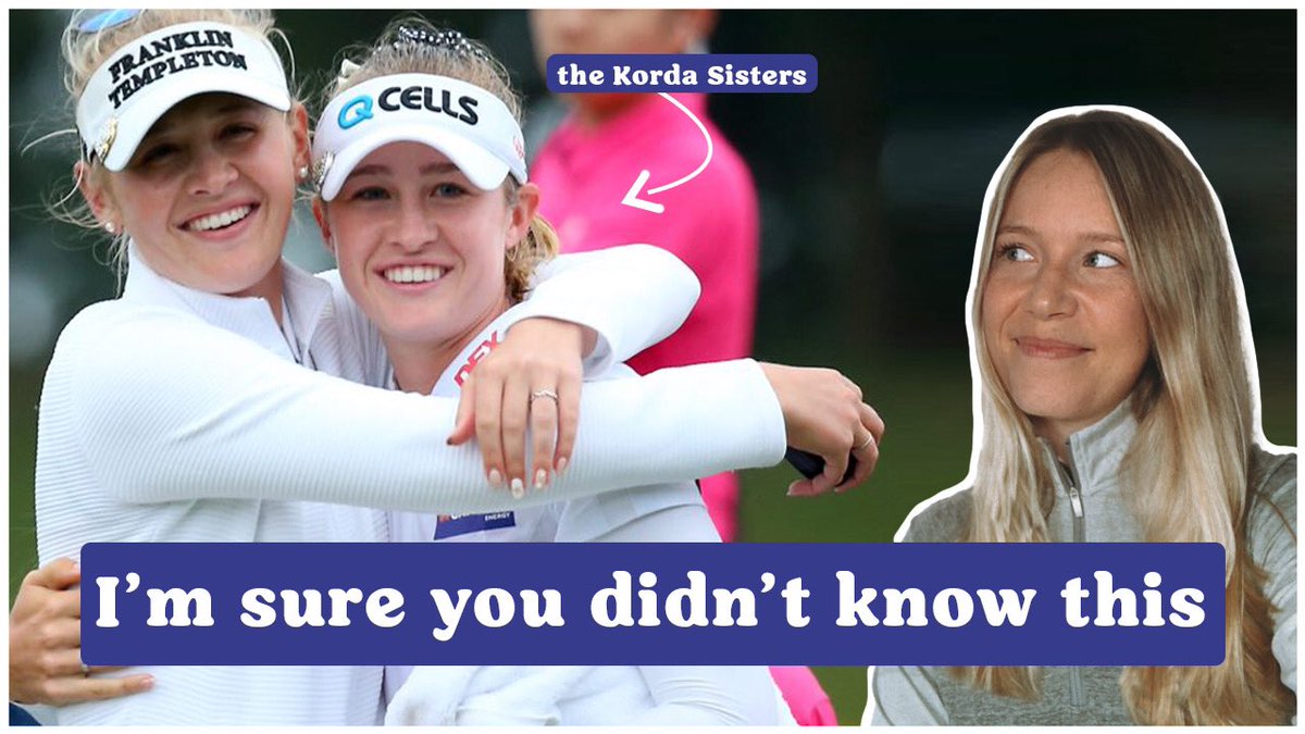 We love the Korda sisters! 🔥 So here’s a video with five things you didn’t know about the incredible Jessica and Nelly Korda! 👏🏽 

@Thejessicakorda @NellyKorda @LPGA @GolfDigest @GOLF_com 

#golf #lpga #womengolf #inspiration 

youtu.be/-7z-VPAP6NU