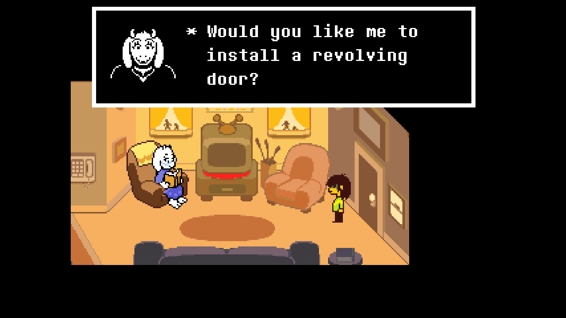 Each Undertale refefrence in Doors