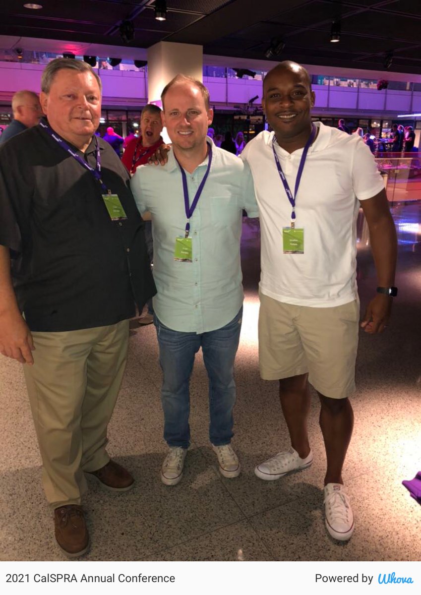 Stephen_Kyle's tweet image. SQUADED UP @ NSPRA conference party in 2019! #calspra2020  #CalSPRA2021 #CalSPRA - via Whova event app whova.com/whova-event-ap…