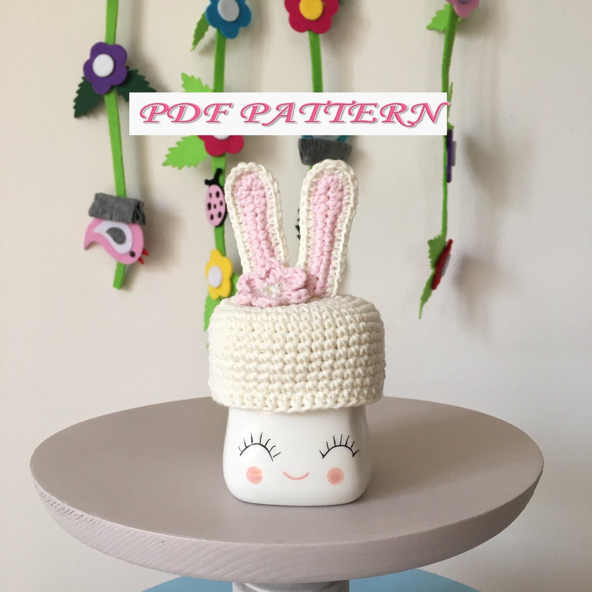 BBhandmadecraft's tweet photo. CROCHET PATTERN Marshmallow mug Easter Bunny hat pdf pattern  #easter  #crochet #crochetpdfpattern  https://t.co/4rhhu615dI https://t.co/fVUXyuqs0V