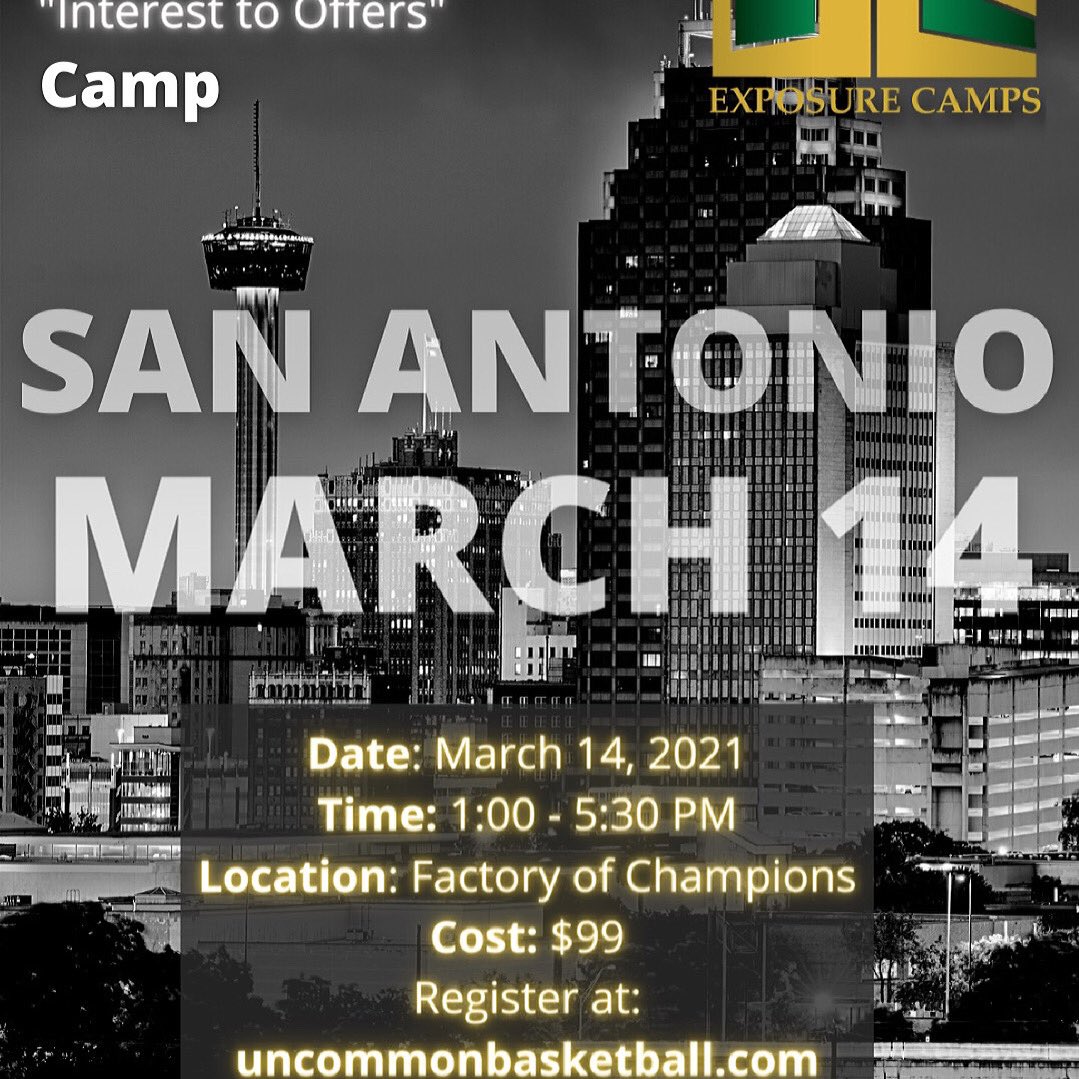UC_Exposure's tweet photo. Last day to Register! Going to be a great day for 48.  14 scouts confirmed attending, @T_Littlefield10 w/ @TXboysbasketbal evaluating &amp; @TBScouts highlighting ‘Top Prospects’ after the event. #SmallerGroups #BiggerResults #9OffersFromDFWCamp #WhoseGonnaBeTop9InSA @big73miller https://t.co/Z4GU0gFSlk