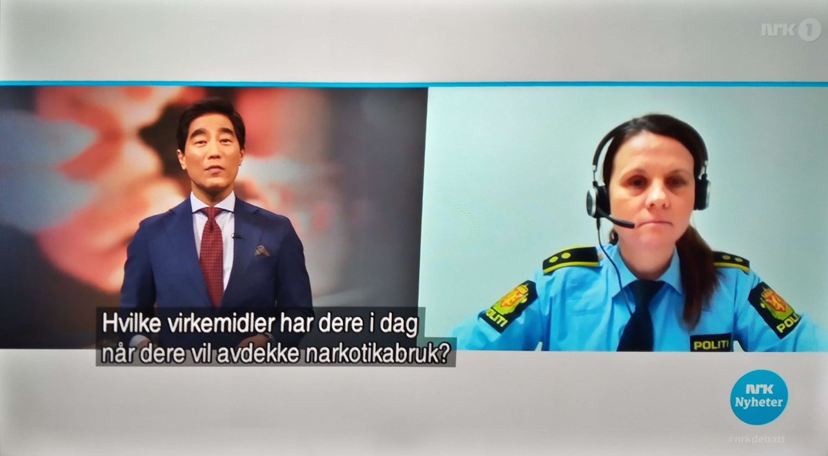 Hvor vanlig er det at politi i uniform deltar som part i norsk politisk debatt? #nrkdebatt