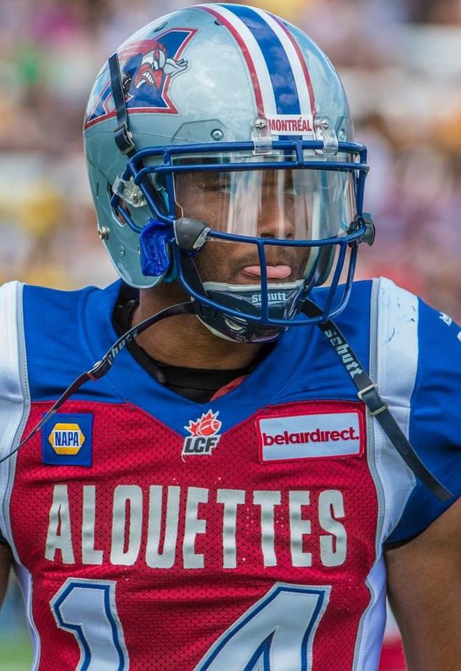 BrandonLondonTV's tweet photo. Hey @TheRock you weren’t the only one the @CFL gave a chance to shine pre-entertainment career! Much love to the league, fans and @MTLAlouettes!! Whatever y’all are up to...I want in!! 
#SidelineReporter https://t.co/Cg3iv0oO85