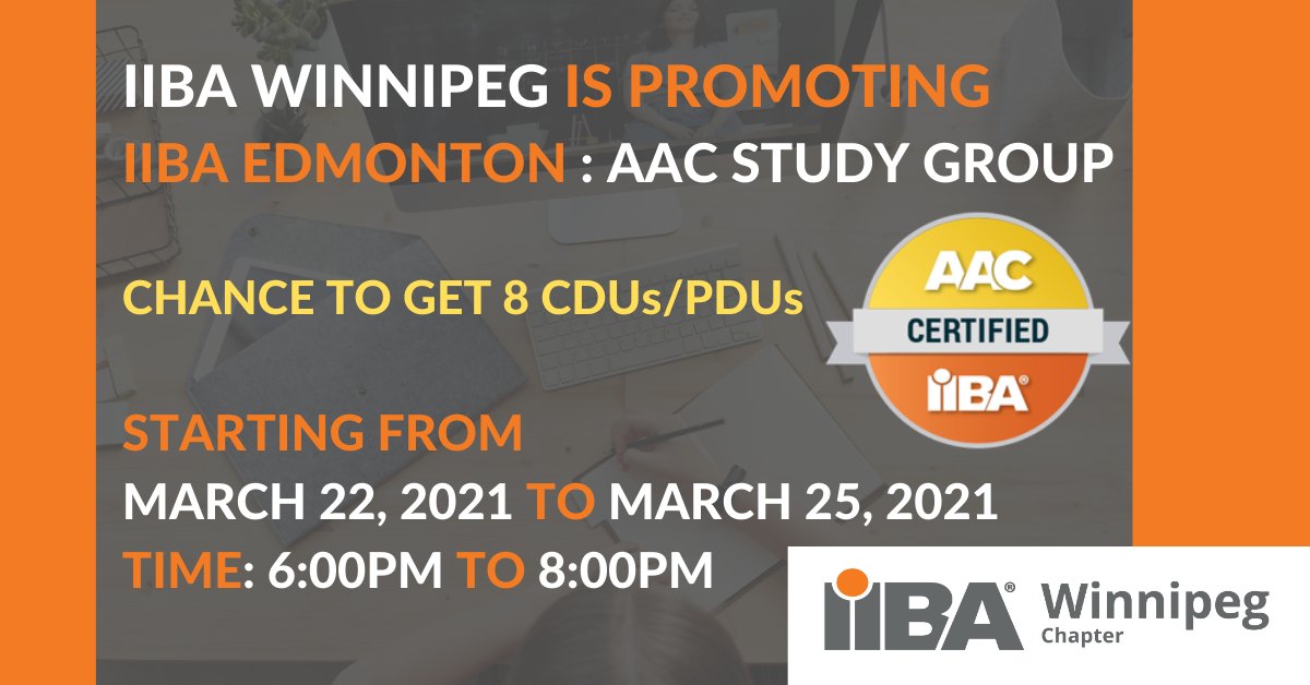 Winnipeg IIBA tweet media