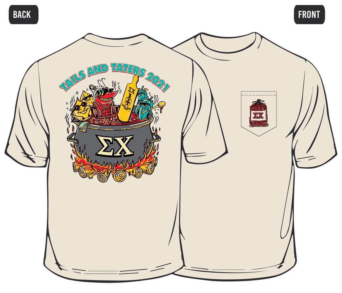 Woah... Sigma Chi is having a crawfish boil April 17th🤯 Make sure you buy your tickets and shirts now and come enjoy some good crawfish with the brothers. Also there will be prizes auctioned off at the boil. Link for the ticket is in our bio as well as the shirt!🌽🥔🦐