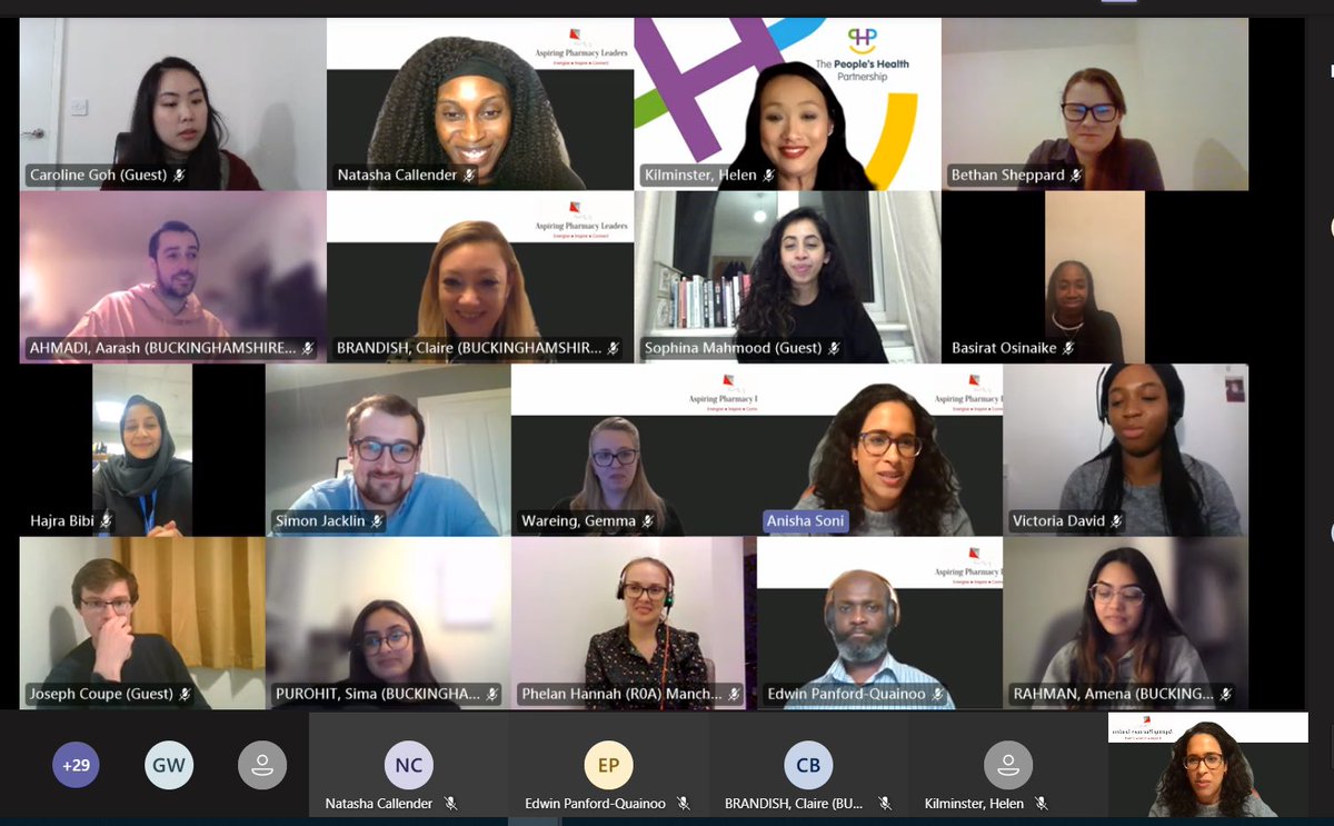 WOW! Could not have asked for a better reception for a first event. So much energy and inspiration going on! Thank you fellow Aspiring Leaders for joining us and thank you @HPILLminster <a href="/LeadersAspiring/">Aspiring Pharmacy Leaders</a>  
 See you in April with <a href="/DrDianeAshiru/">Diane Ashiru, PhD</a> &amp; @elizbeech