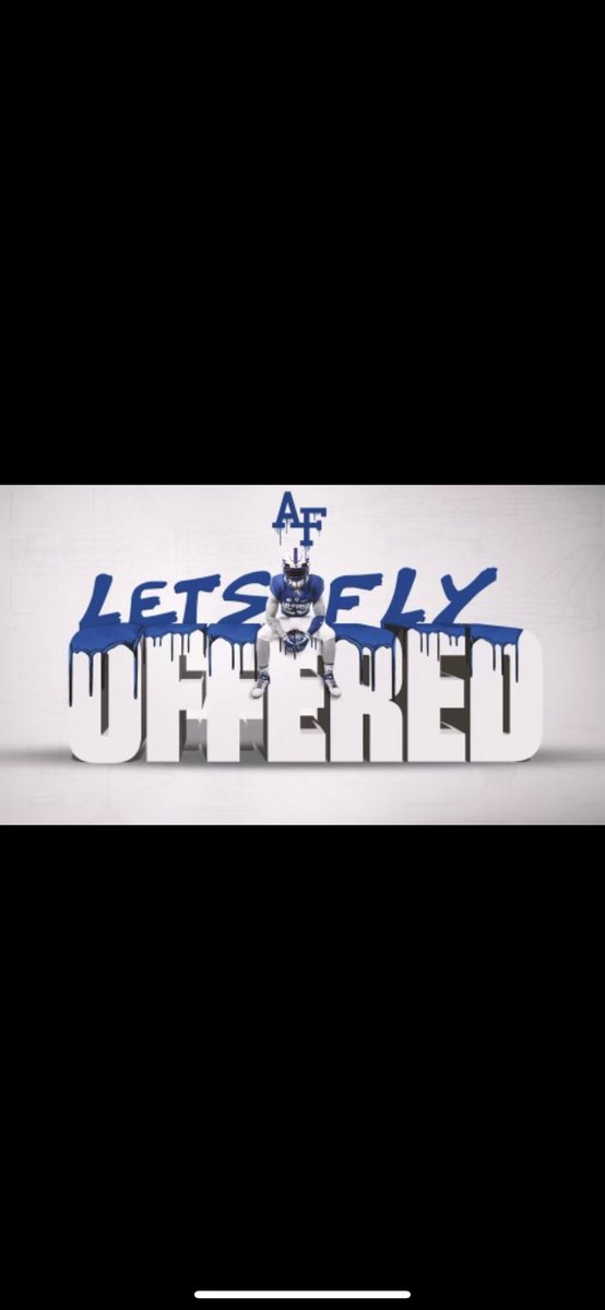 TreyFirestone's tweet photo. Blessed to receive my first division 1 offer from the U.S Air Force Academy🔵⚪️!! Thanks to @AFCoachSheridan and the rest of the  coaching staff! @SWiltfong247 @CoachTurnquist @RBsCoachBodkin @Millz2BeMade @cspann28 @eHooks_317 @EzeObiora2 https://t.co/9Hu61kJmhy