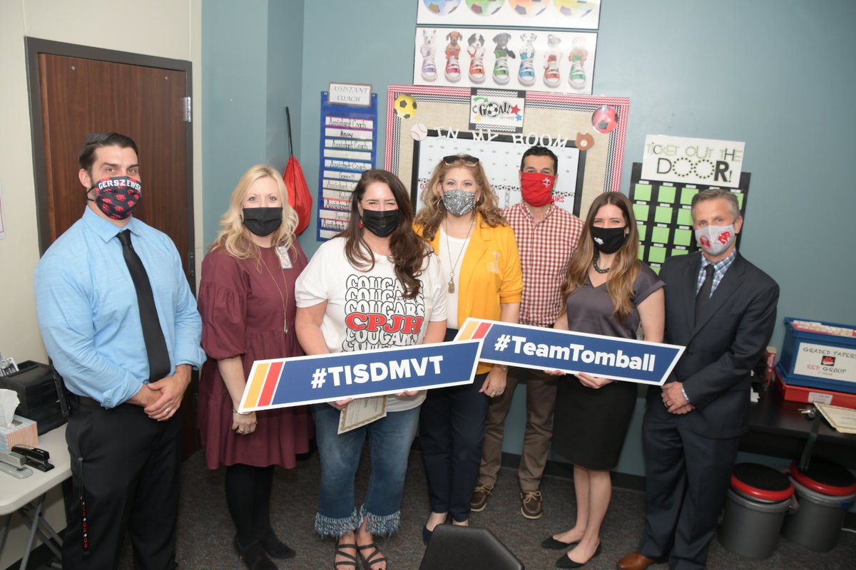 Tomball ISD (@tomballisd) on Twitter photo Penny Jones brings organization, creativity & structure to her classroom every day! Not only is she a great leader, she shows enthusiasm & passion for teaching with every lesson she delivers.
Congratulations on being named a #TISDMVT <a href="/TISD_HT/">Tomball ISD Human Talent</a> #MostValuableTeacher #Irreplaceable Penny Jones brings organization, creativity & structure to her classroom every day! Not only is she a great leader, she shows enthusiasm & passion for teaching with every lesson she delivers.
Congratulations on being named a #TISDMVT <a href="/TISD_HT/">Tomball ISD Human Talent</a> #MostValuableTeacher #Irreplaceable