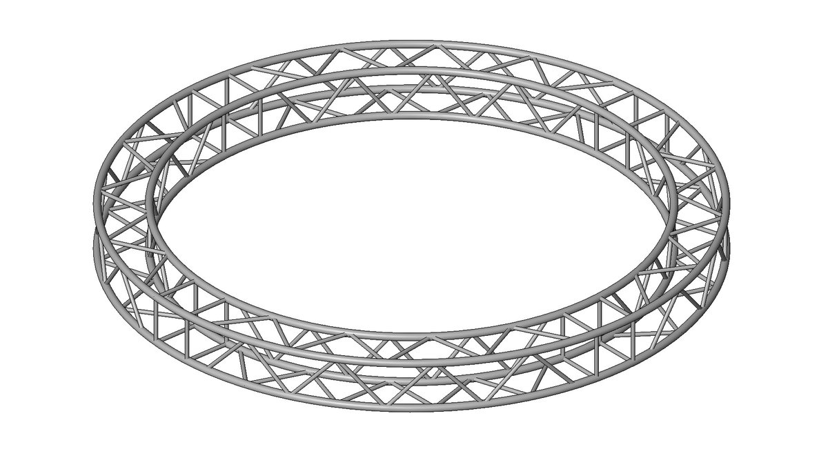 When the Manufacturer has a Downloads section of their website where you can acquire parametric Revit families for all the straight &amp; square trusses in their catalog BUT have conveniently omitted the much more complex Circular Box Truss... you build your own!