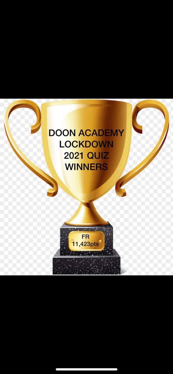 DoonAcad's tweet image. Mr Kelly &amp;amp; Mrs Telfer would like to thank all pupils &amp;amp; families for taking part in the Thursday night #lockdownquiz. A superb finale tonight with ‘that song is humming’ 🤣 It’s been a blast! #teamdoon 
Overall scores on the doors...