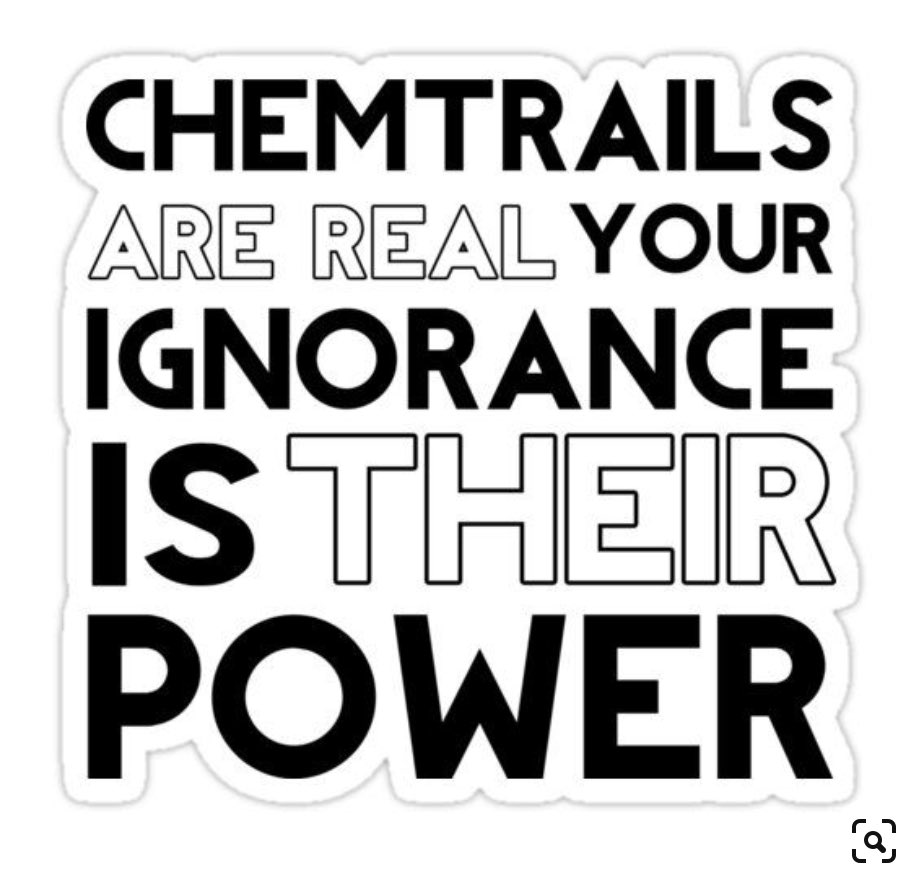 HappyBigGrin's tweet photo. L👀K up. ✈️💨😷
You can’t change the world,
If you don’t acknowledge the real issues.

#GeoEngineeringIsReal https://t.co/t9gSiyBsud