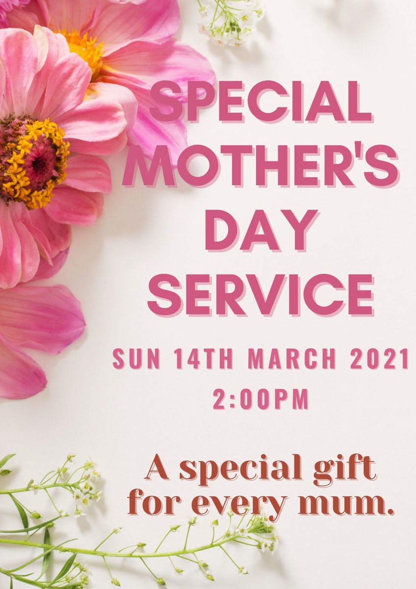 phedgware's tweet photo. Join us this Sunday as we show our appreciation and love to all mothers at Watling Centre, 145 Orange Hill Road, HA8 0TR - Covid secure service.......
#mothers #MothersDay #mother #MothersDay2021 #mum #mummy #church #potters #people #invite #love #edgware https://t.co/nvl270CVGZ