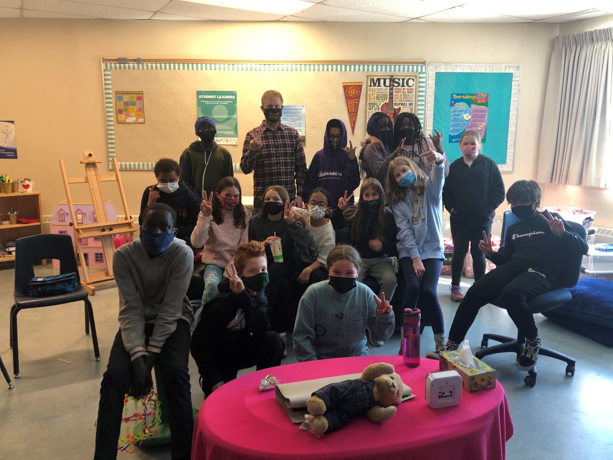 Our Grade 6 Happy Panther Crew gets a celebration - time for them to look after their wellness after looking after all of us! @CCSD_edu #wellness