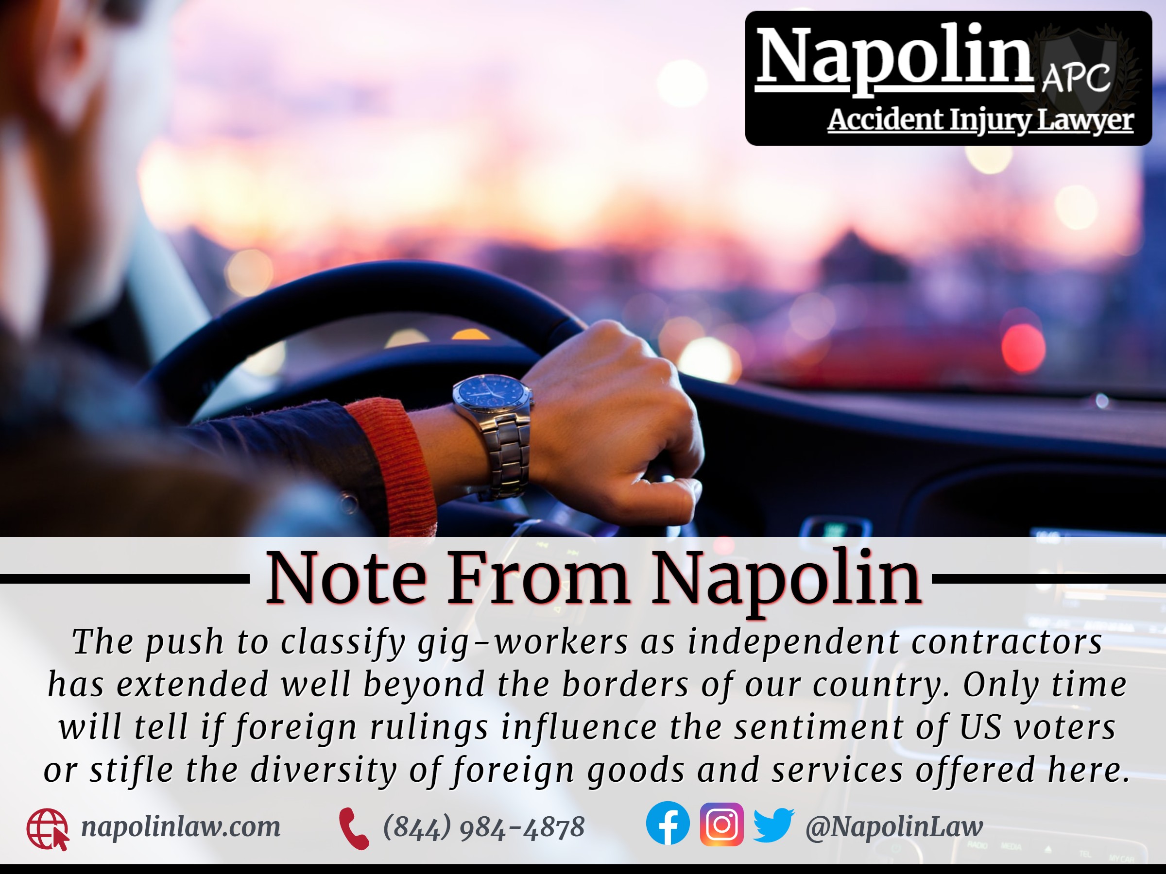 Napolin Accident Injury Lawyer Orange County