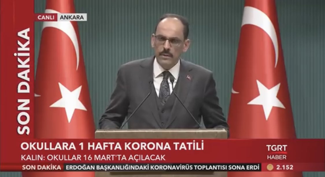 Tarihte Bugün | Salgın nedeniyle Türkiye’de eğitim öğretime ara verildi.