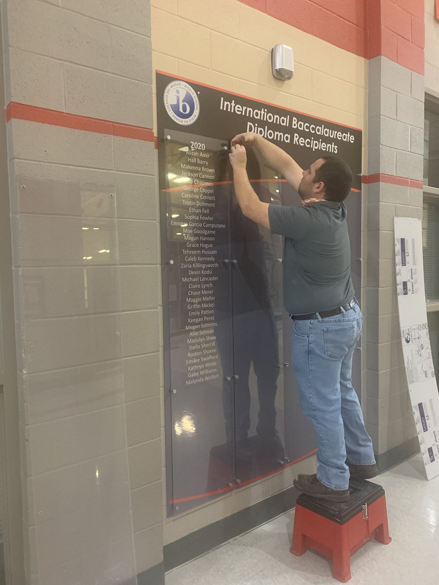 It’s going up!! Thank you <a href="/MEF/">MEF (Mobile Ecosystem Forum)</a>! #SMMHSsoars #Classof2020 #IBDP