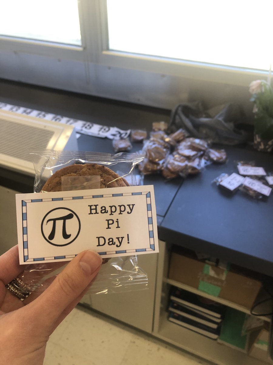 Pi day treats are ready to go for tomorrow! #rtmssparks #iteachmath  #PiDay2021