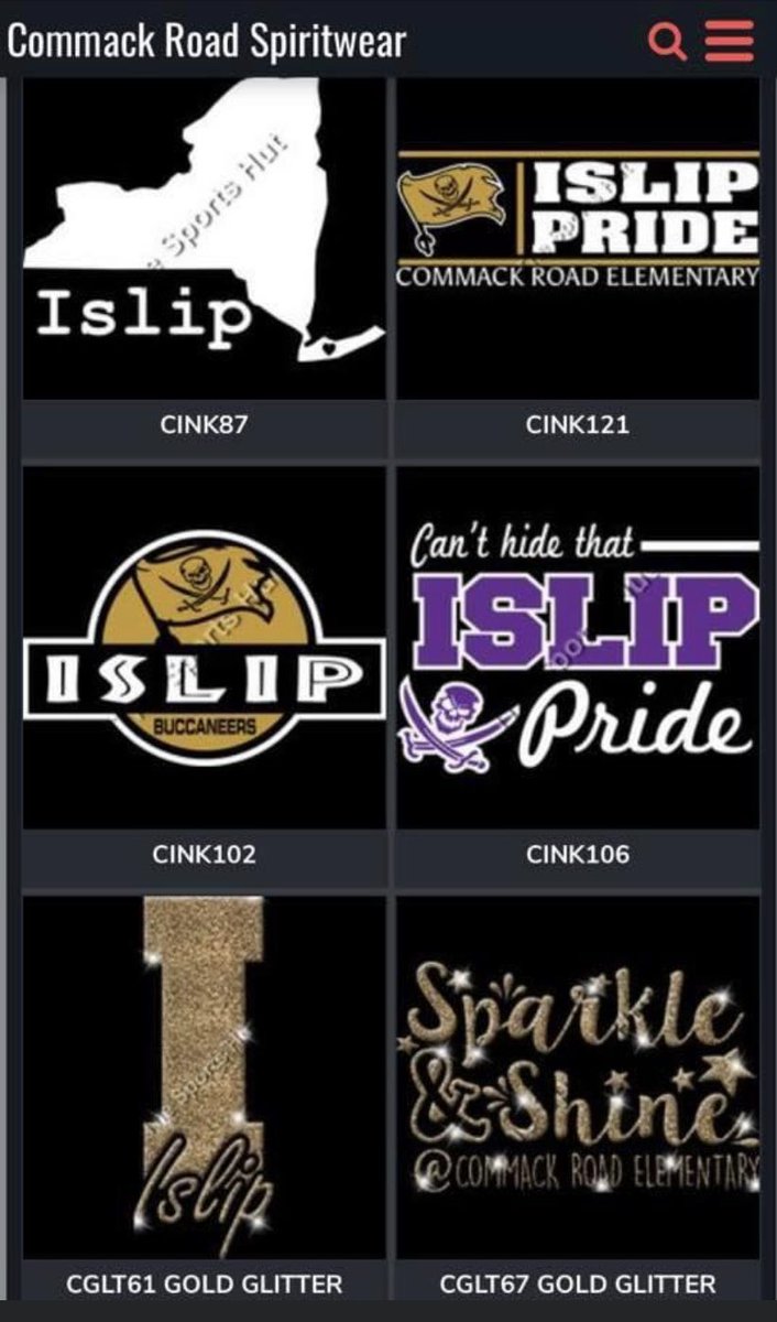 CommackRoadPTA's tweet image. FREE SHIPPING on Islip Spirit wear begins tomorrow. These are just a few of the AMAZING designs that are offered. Get ready for the next spirt day at school and customize your apparel now!
Visit islipspiritwear.com