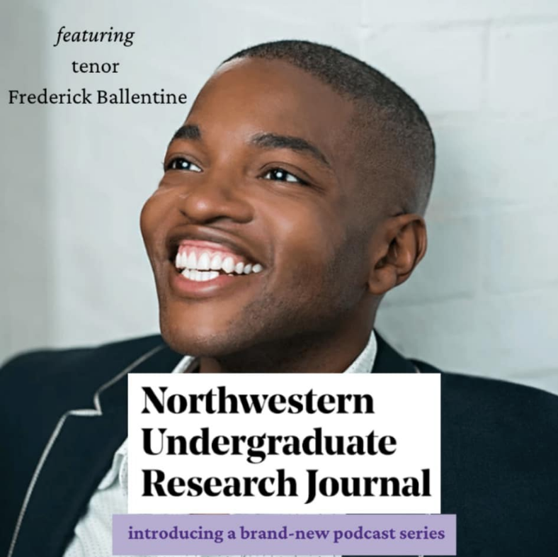 NU_research's tweet photo. We are so excited to announce our new podcast series, NURJ talks! Tune into our first episode with tenor Frederick Ballentine now: https://t.co/afHMkuwLfI https://t.co/Az834lb0lV