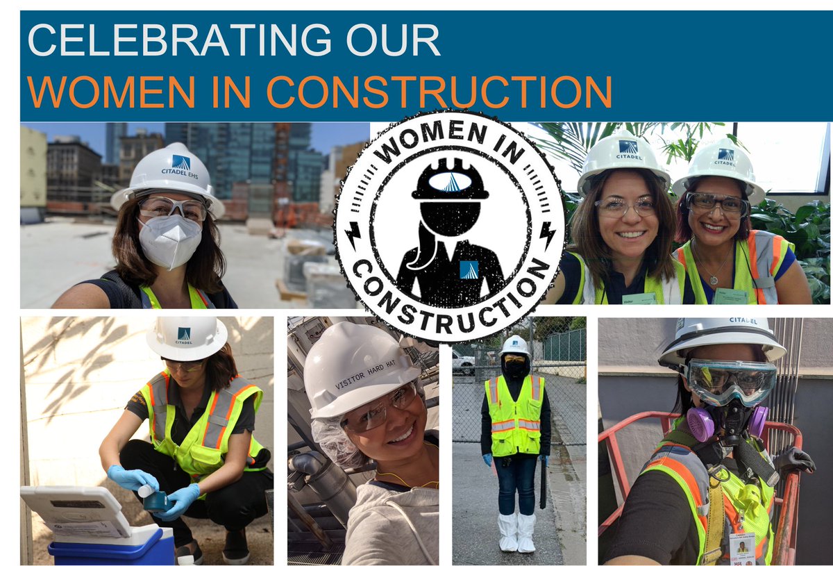 CitadelEnv's tweet photo. We celebrate the women of Citadel and all of the effort and work that they put into helping our company develop to better support our clients and their needs. #citadelehs #esopcompany #wic2021 #womeninconstruction #buildingvalue #constuctionindustry https://t.co/Y8e3sA4xun