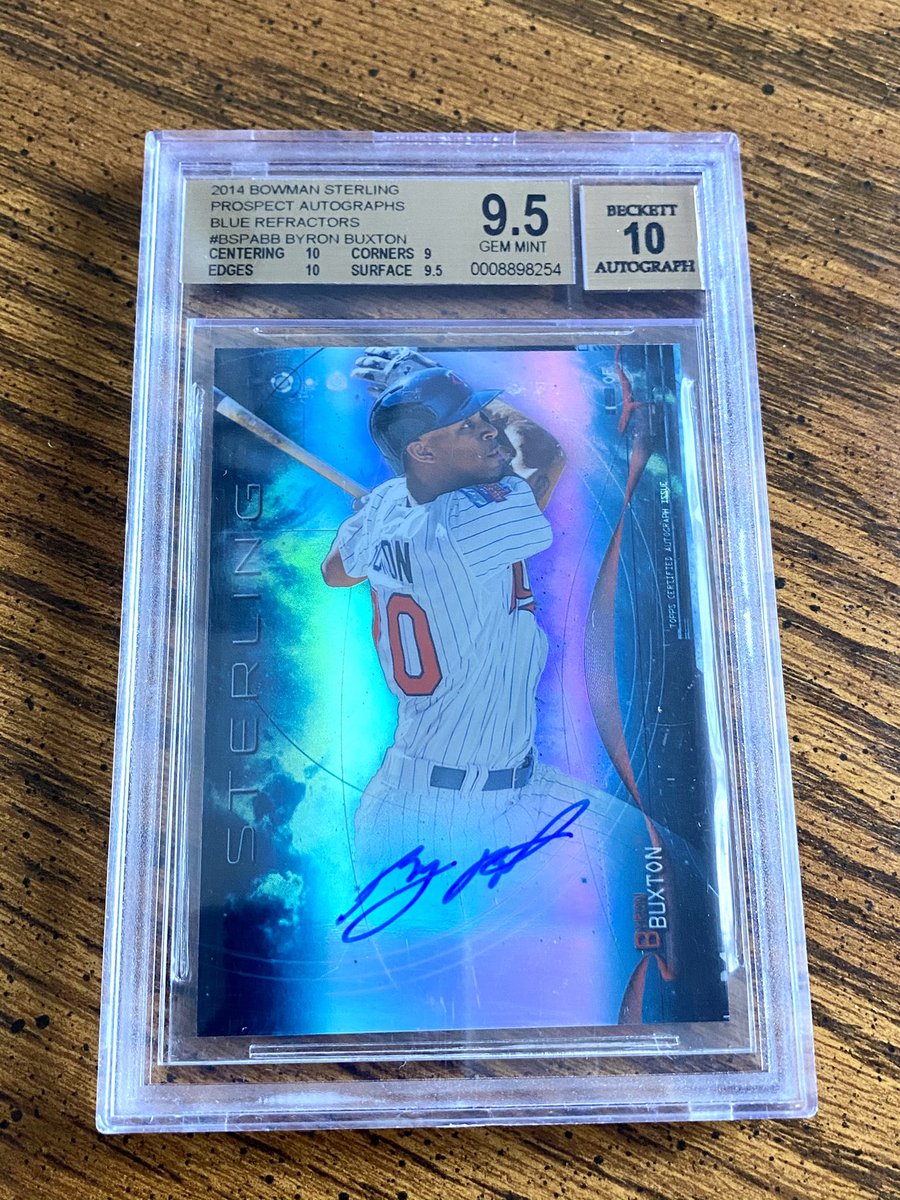 Riichter's tweet photo. Got an awesome deal on this blue Bowman Sterling /25 auto. #BuckDaddy https://t.co/mrDIGAgPYO