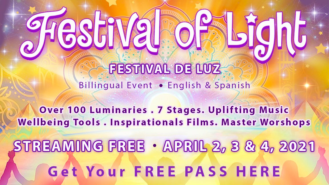 OMniumUniverse's tweet photo. #FESTIVALOFLIGHT VIRTUAL BROADCAST April 2nd - 4th 2021
Featuring over 100 Luminaries, including #CAROLINECORY - 7 Stages - Uplifting #MusicalArtists #WellbeingTools - #InspirationalFilms #SacredCeremonies and #MasterWorkshops.
GET YOUR #FREEPASS HERE:
https://t.co/zXGnMD06z7 https://t.co/ACu12PScTu
