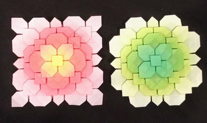 あじさい折りのtwitterイラスト検索結果