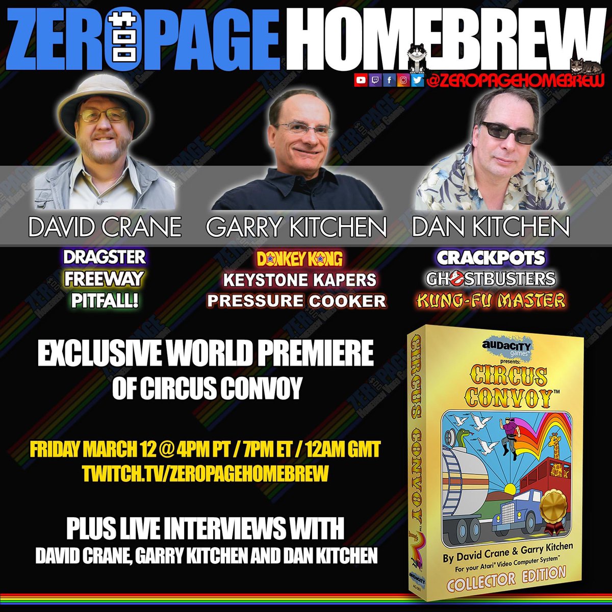 Come join us tomorrow evening for the exclusive world premiere of CIRCUS CONVOY!