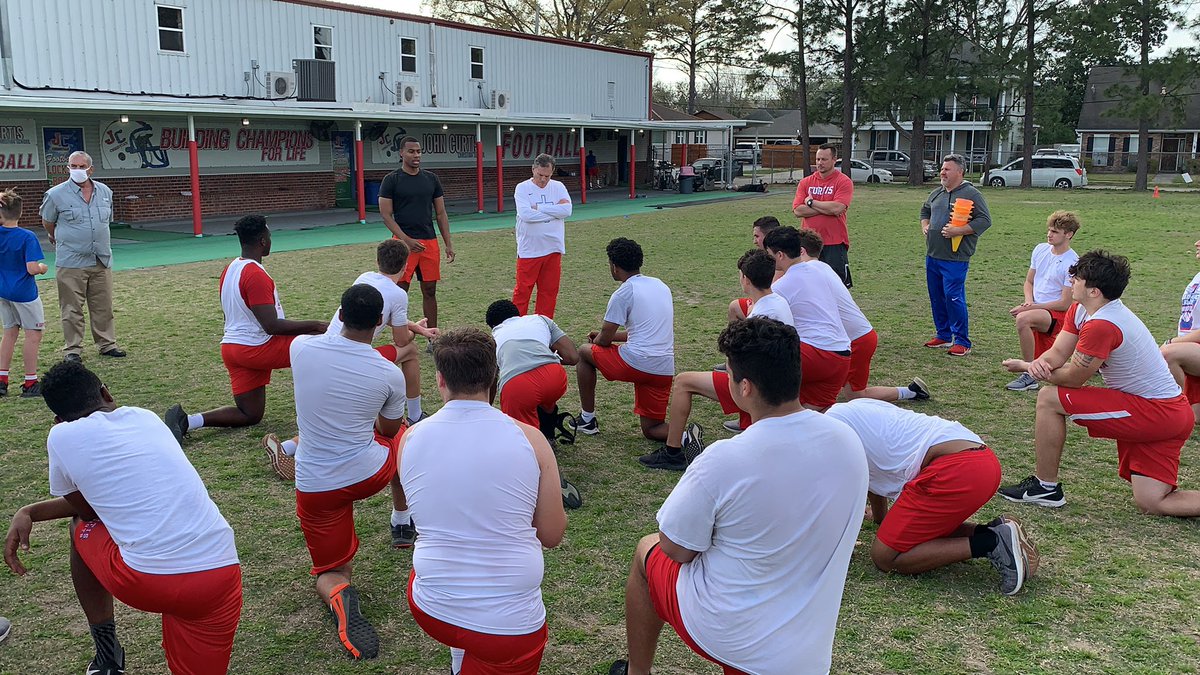 Patriot Alum Malachi Dupre talking to our team today after running <a href="/MalachiDupre/">Malachi Dupre</a>