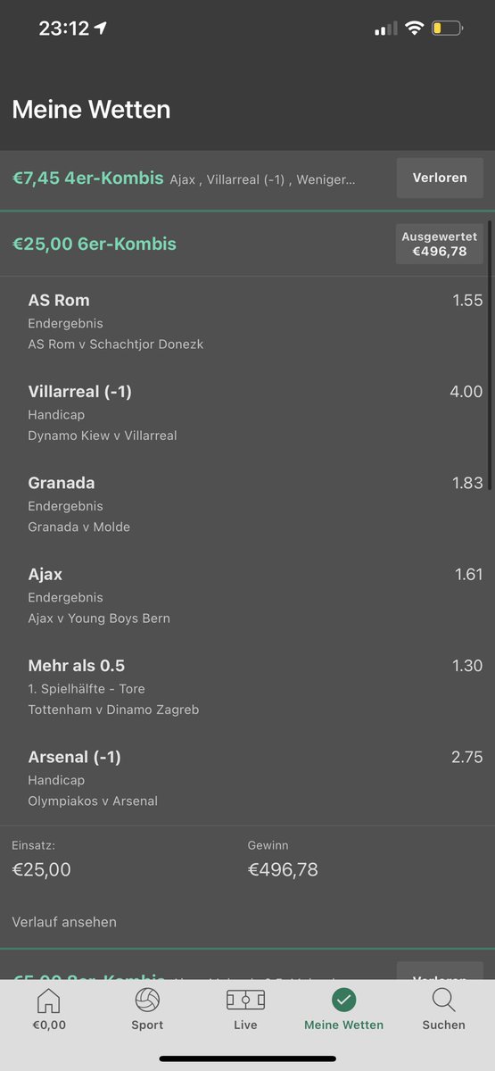 Leider den Schein zu früh ausgecasht sonst 1,6k 😔 but i Take it