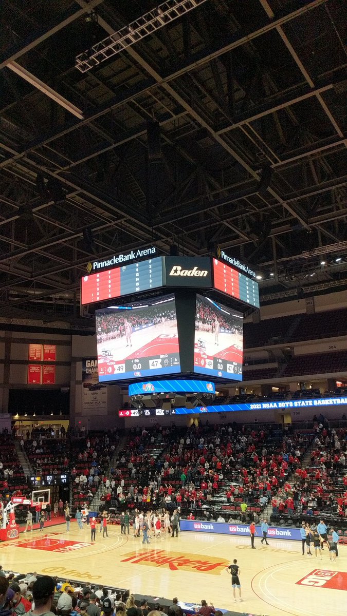 Final at Pinnacle, Yutan 49, Wolverines 47. Great game boys! See you tomorrow at 2 at Northstar. #GoWolverines