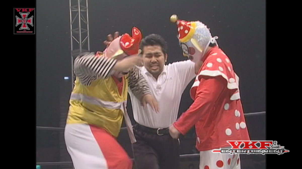 Vkfプロレス公式 Vkfエンターテインメント 過去映像ランダムup 毎日時プレミアム無料配信 本日の配信カード 大阪プロレス 05 4 14 代々木第二競技場 ミラクルマン ポリスウ メン えべっさん Vsくいしんぼう仮面 藤田愛 スペルデルフィン T Co