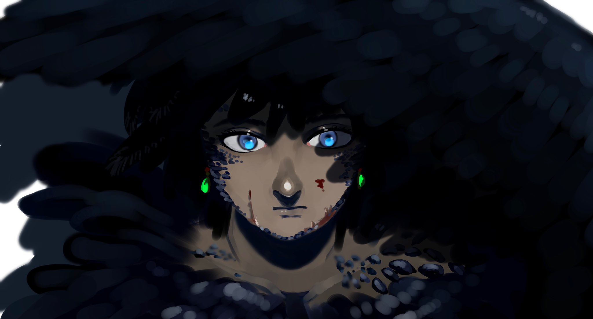 山湯 昨日急遽ハウルが描きたくて夜更かししてしまった ハウルの動く城 ハウル 黒髪ハウル ハウルイラスト ジブリキャラ ジブリ 厚塗り 絵描きさんと繋がりたい T Co Qx3stabfso Twitter