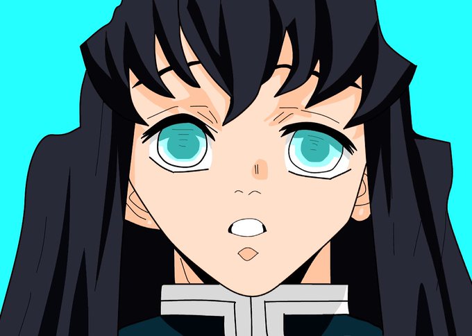 イラスト初心者まななわんさんがTwitterに投稿した時透無一郎(鬼滅の刃)のイラスト。