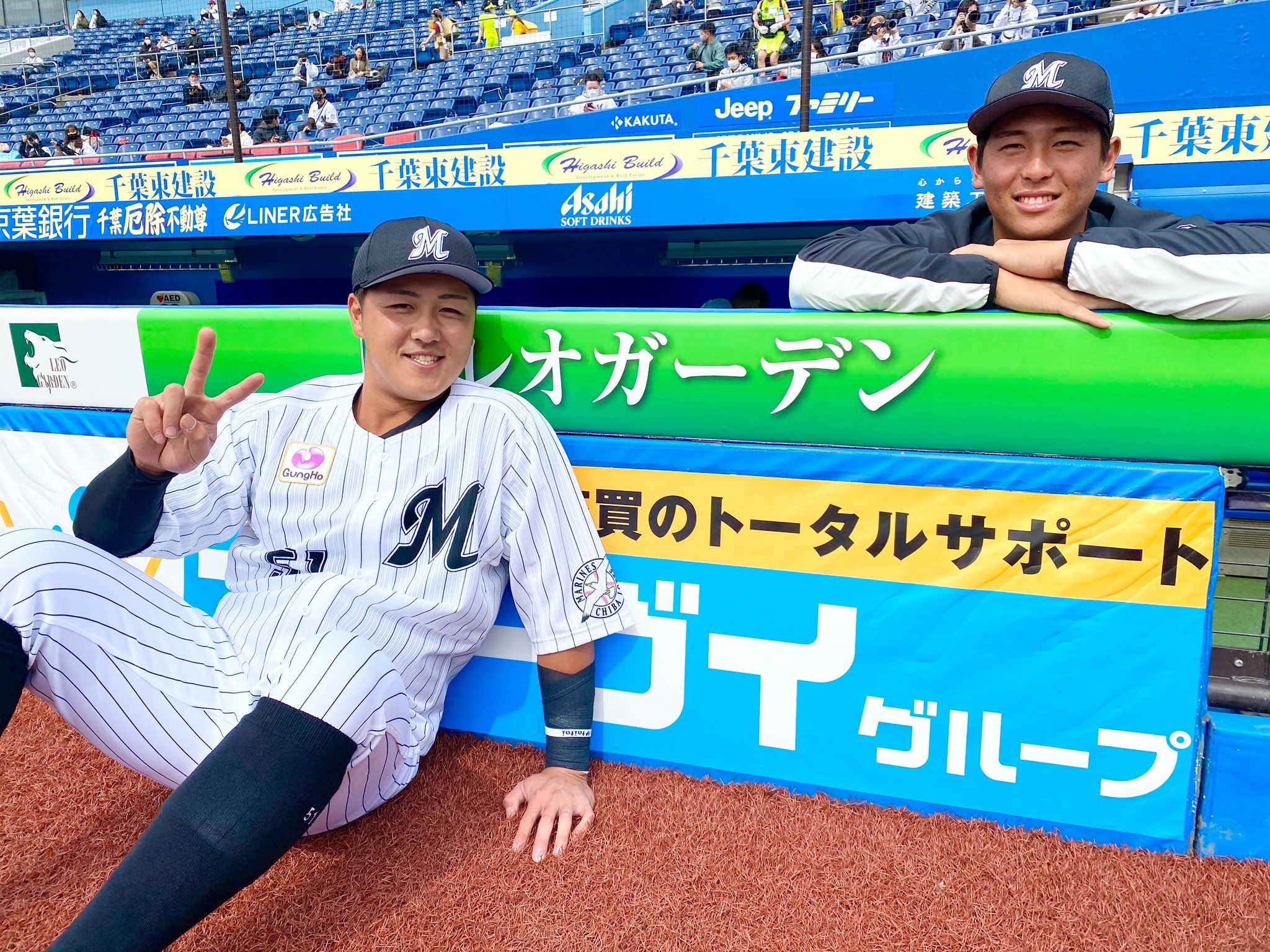 千葉ロッテマリーンズ 山口航輝 選手と 西川僚祐 選手 未来の大砲2人への応援宜しくお願いします Chibalotte 広報 T Co 3ymtbkjatb Twitter