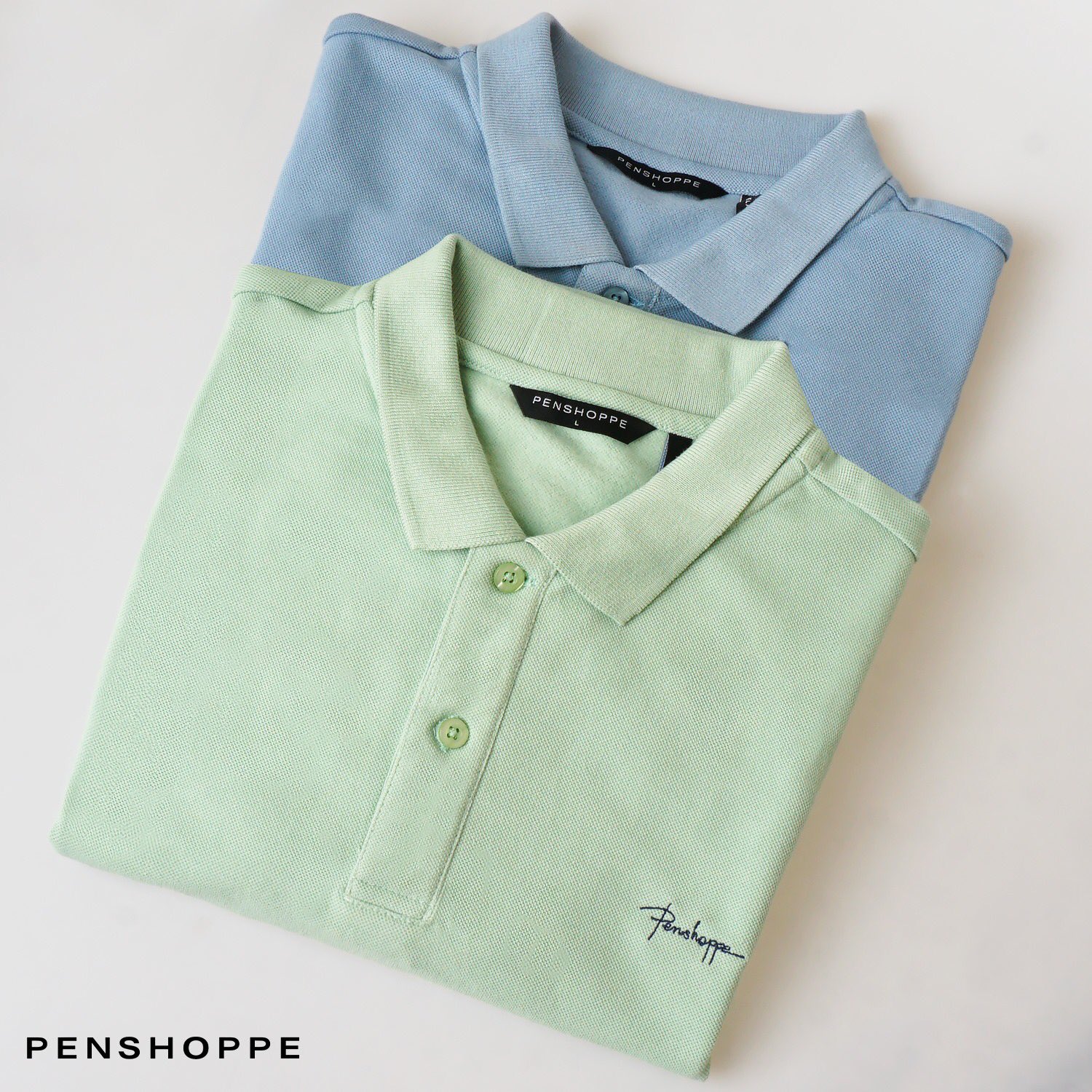 penshoppe black polo shirt