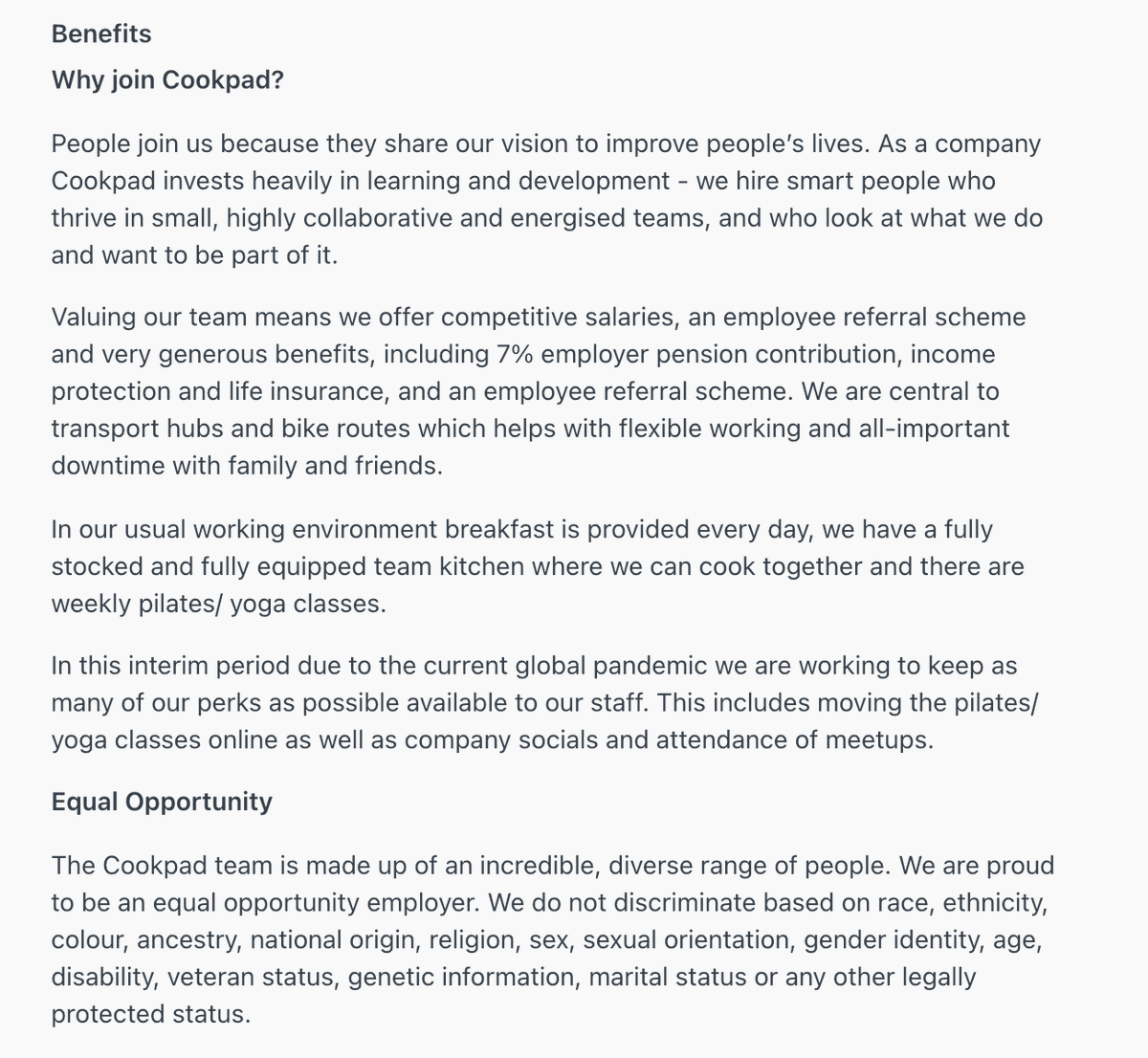 Gaes Cookpad butuh engineer Python. Gaji standar Enggres boleh pindah ke UK (Bristol) atau minta remote juga oke.

Kesempatan langka nih
apply.workable.com/cookpad/j/BB8D…