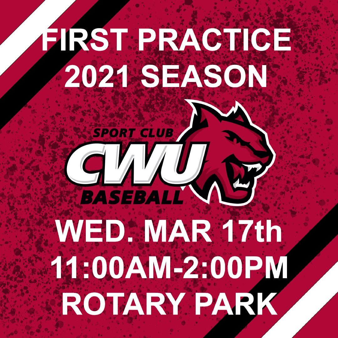 Come on out for our first practice of the spring! There are 4 required forms that can be found on the teams presence page, link in our bio. Once those are completed come on out to Rotary park! ⚾️🔥
