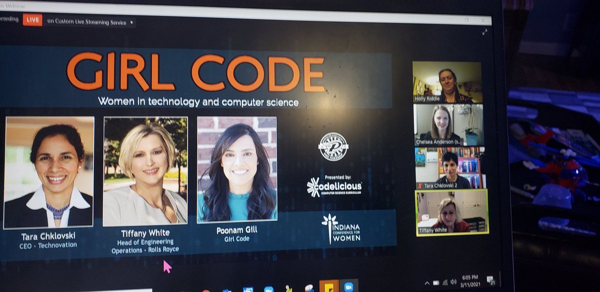 Watching some of our Pike students and their wonderful computer lab teacher, Holly Riddle, at the Women in Technology and Computer Science Panel Discussion with @codeliciousHQ.  Such a great opportunity for our students!