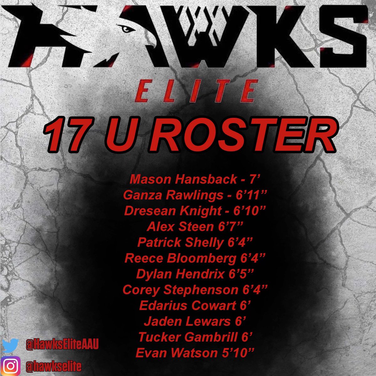 Matt House (@matthouse2) on Twitter photo S/o to my man <a href="/ezy1evan/">Evan Watson</a> for making the <a href="/HAWKSELITE_AAU/">Coach John (Hawks Elite)</a> 17U team!
His hard work is paying off! Keep an eye on him in tournaments and next season! Finished w/ 10ppg this season. 4.0 GPA and 28 ACT!!
<a href="/HawksEliteAAU/">(Coach John)</a> S/o to my man <a href="/ezy1evan/">Evan Watson</a> for making the <a href="/HAWKSELITE_AAU/">Coach John (Hawks Elite)</a> 17U team!
His hard work is paying off! Keep an eye on him in tournaments and next season! Finished w/ 10ppg this season. 4.0 GPA and 28 ACT!!
<a href="/HawksEliteAAU/">(Coach John)</a>