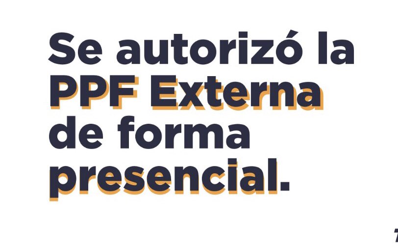 CEDyCS's tweet photo. Se autorizó la realización PPF Externa de forma presencial 🙌🏼🙌🏼 
#LaPresencialidadEsElCamino https://t.co/NW6OZ0mk2A