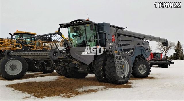 TheAGDealer's tweet image. 2019 Fendt IDEAL8 Combine (used): 110 hours (80 separator hours), Harvest Pro; 485bu Hopper; 710 Duals; Fine Cut Chopper; 360 degree camera system; 4300 pick-up header. Located in Trochu, AB. $629K. agdealer.com/detail/1038022…