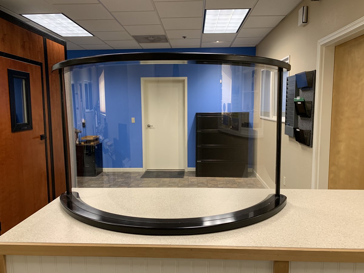 GKSoundbooth's tweet photo. The DeskShield now comes in three styles: hospital grade, sound absorbing and acrylic. Contact us today for introductory pricing! https://t.co/bBLV6IVXhz