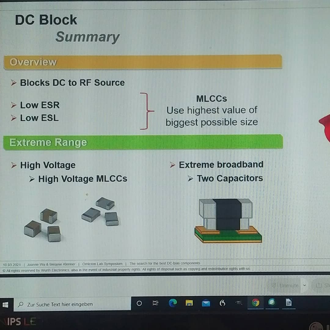 tamhanna's tweet photo. #dcblock design can be critical. #OMICRONLab #powerelectronics symposion suggested, among other things, #stackedcapacitor design for #wideband #dcblocker performance. The idea of mounting two #surfacemounttechnology #capacitors on top of one another…
📸 https://t.co/XCM4fbhqvR https://t.co/xVNufmnkcI