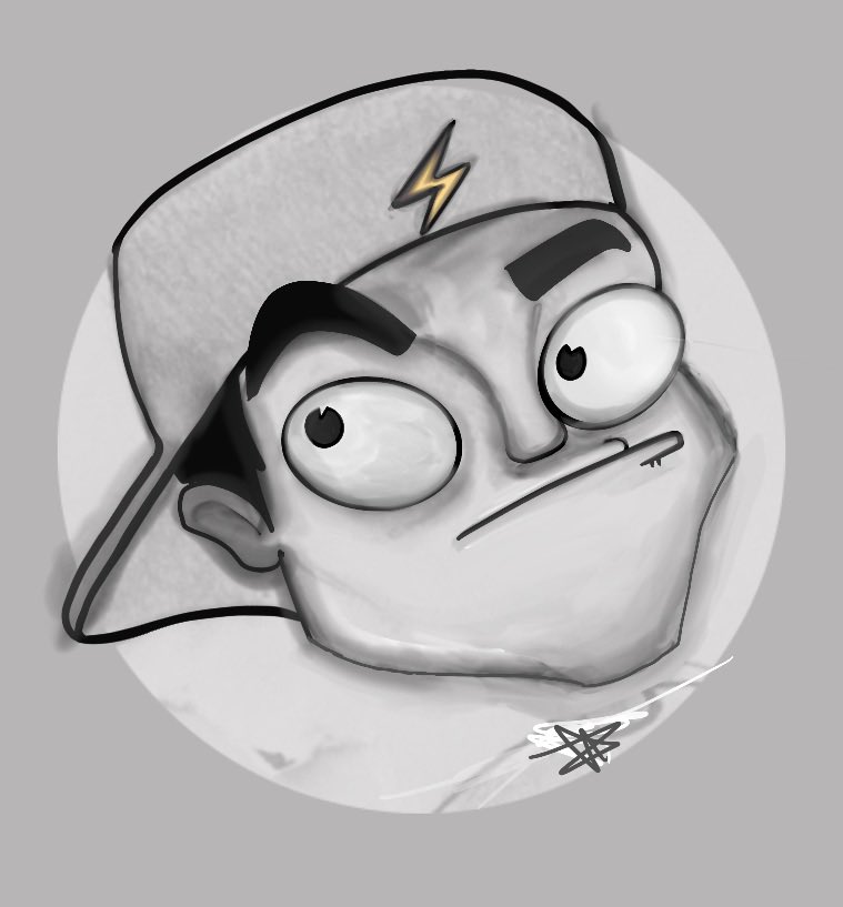 Attempted my first self portrait 🥴